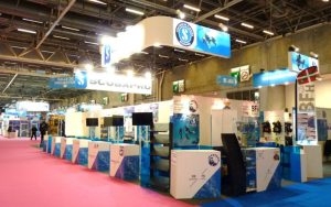 Stand scubapro salon plongée 2018 mediaproduct