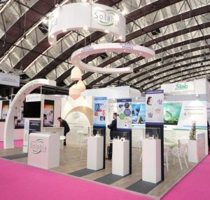 Stand solabia salon in cosmetics 2018 media product