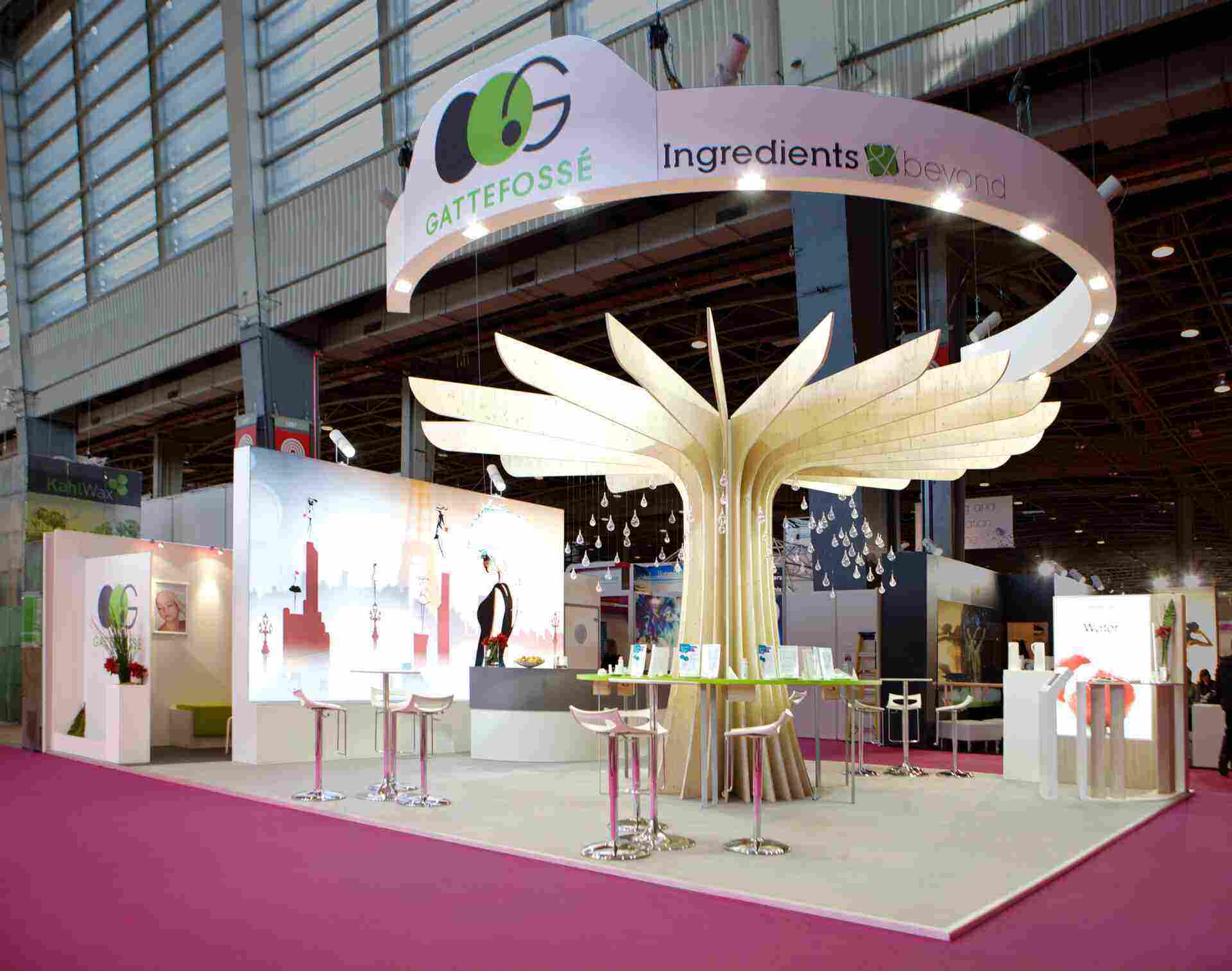 Stand sur mesure Gattefossé Salon-In-cosmetics 74m2