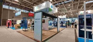 Un stand que nous avons réalisé pour le salon BIM WORLD en 2023