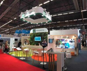 Stand Groupama Paris sur le salon BATIMAT