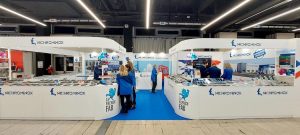 Stand sur mesure réalisé par Media Product pour la Société Nichrominox sur le congrès de l'ADF