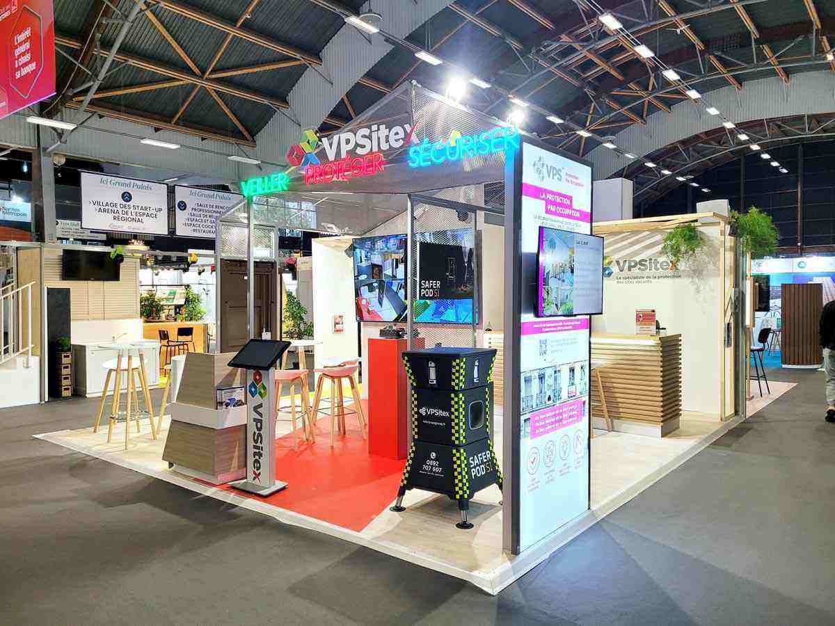 Stand sur mesure vpsitex hexpo 2023 36m2