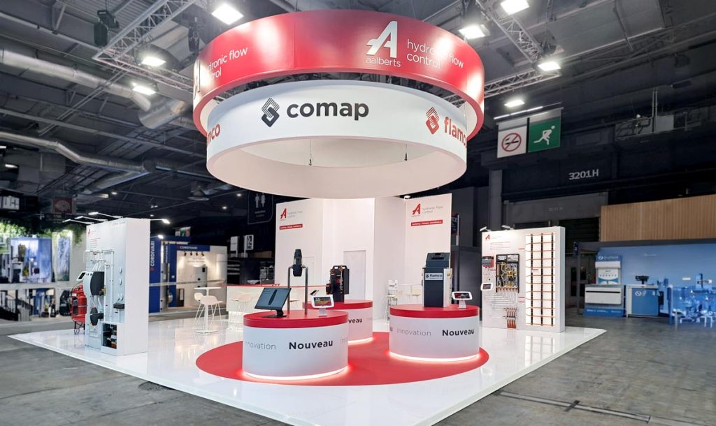Stand sur mesure - Aalberts Hydronic Flow Control - 99m²