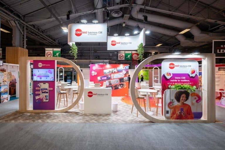 Stand sur mesure - Edenred France - 54m2