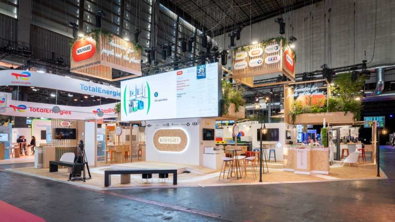 Stand sur mesure Groupe Bouygues salon Viva Technology 2025 195m2