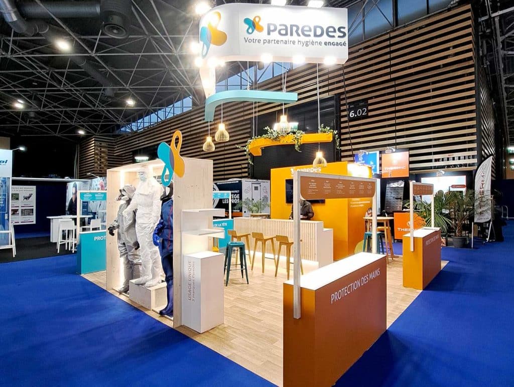 stand-sur-mesure Paredes Preventica lyon 2024 36m2