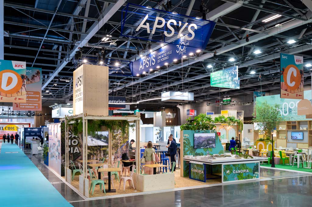 Stand sur mesure - Groupe Apsys - SIEC
